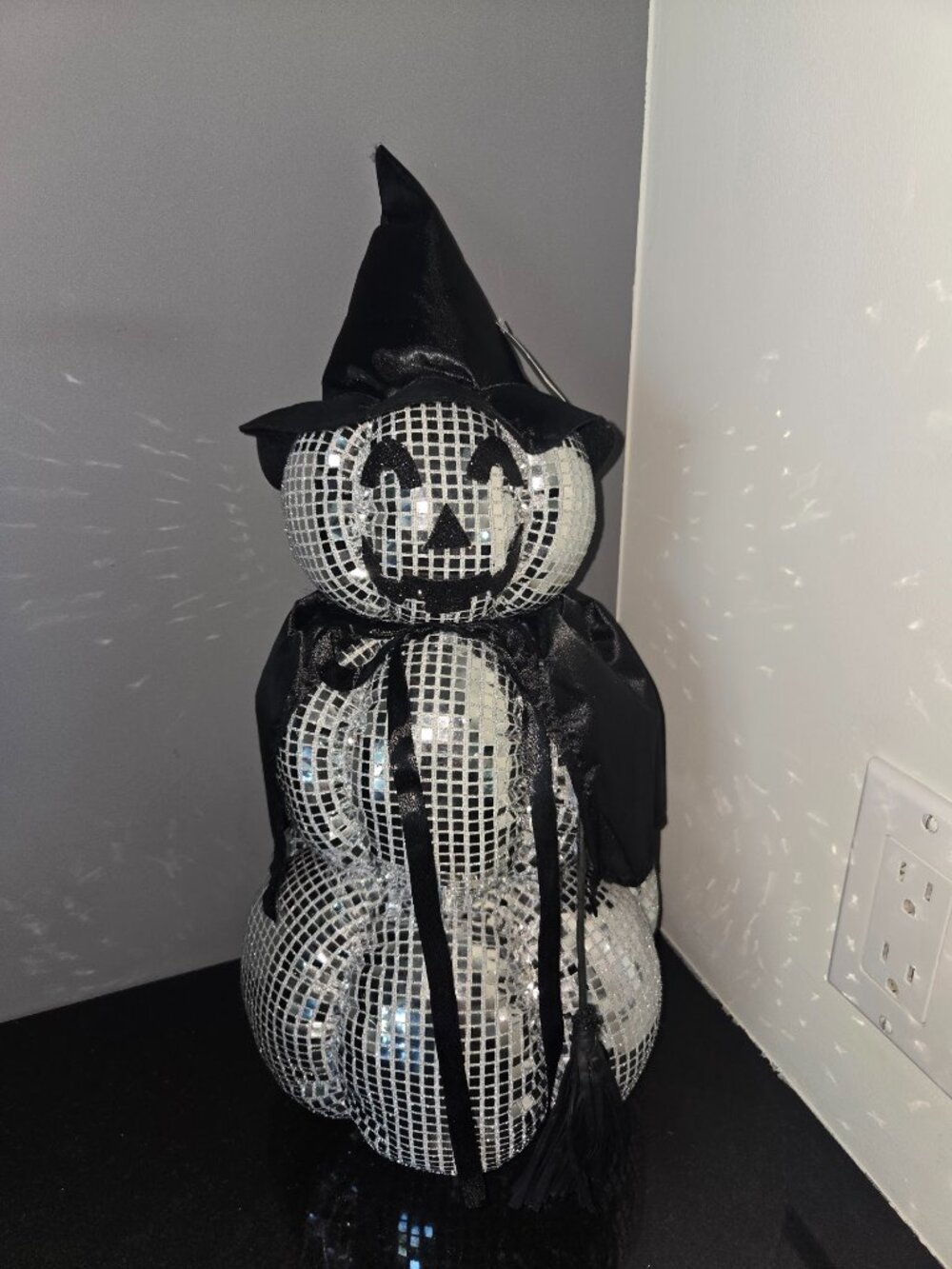 Adorable Halloween Disco Pumpkin Witch